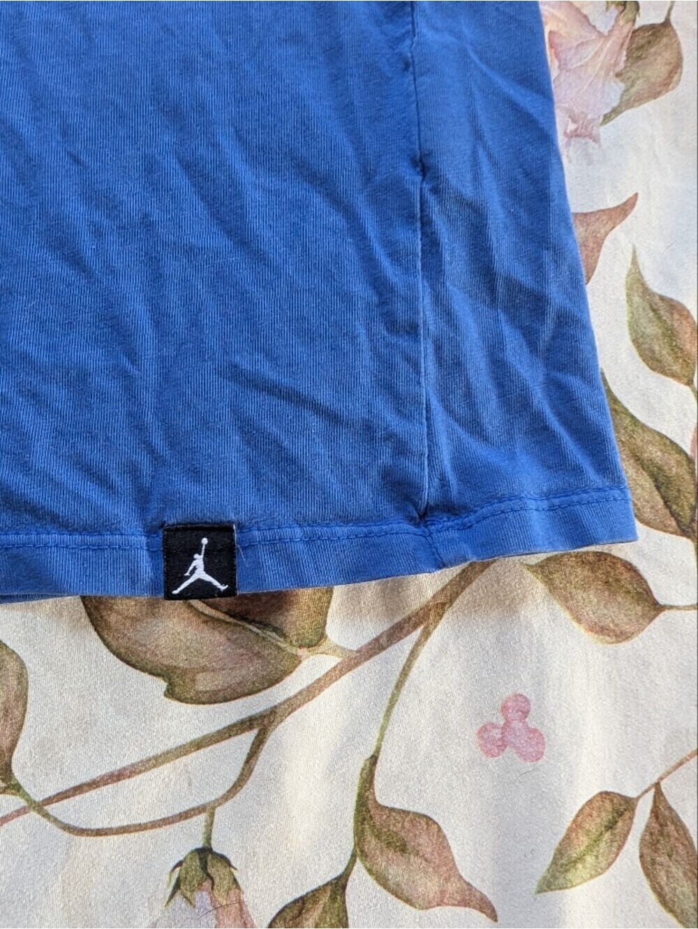 Jordan Blue Short Sleeve Jumpman Logo Tee - Picture 4 of 5